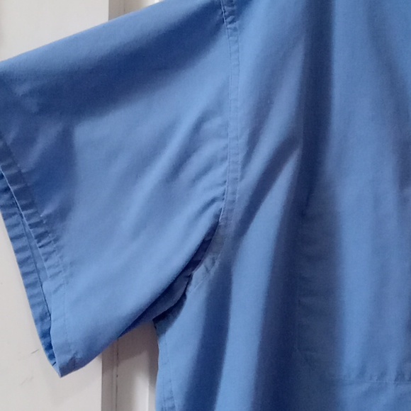 Medline Scrub Top Blue Unisex - Picture 3 of 8